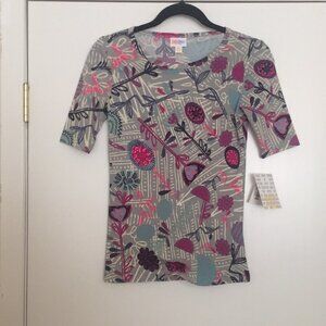 XXS LuLaRoe Gigi Top B01 1793